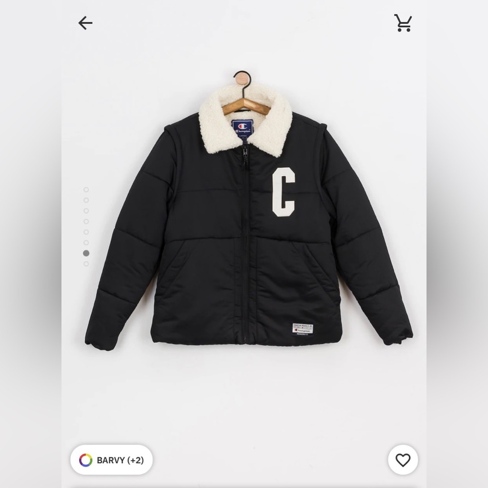 NWT Champion Heavy Puffer Teddy Lined Padded Coach Jacket high thermal resistant